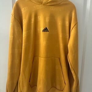 Adidas Mustard Yellow Hoodie with Logo